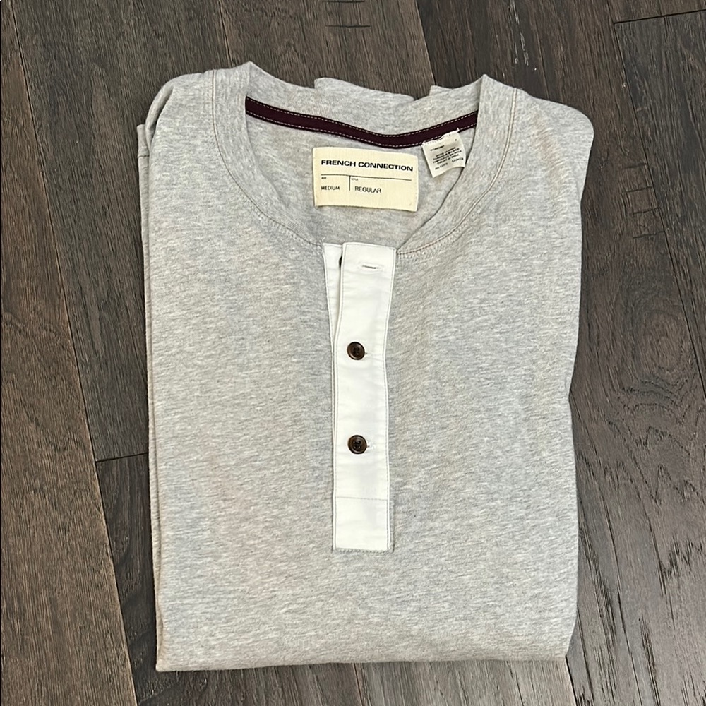 French Connection Gray Men's Shirt
